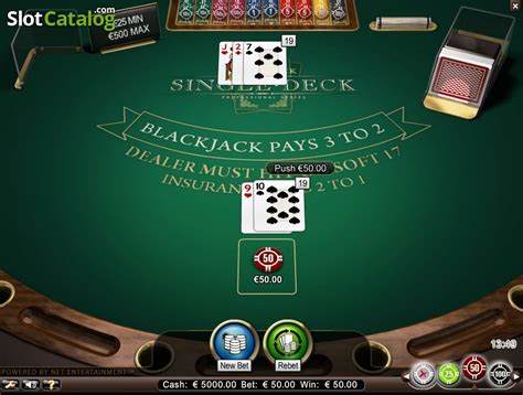 single deck blackjack professional series high limit game free spins  Split if dealer shows 2-6 and 8-9, otherwise stand